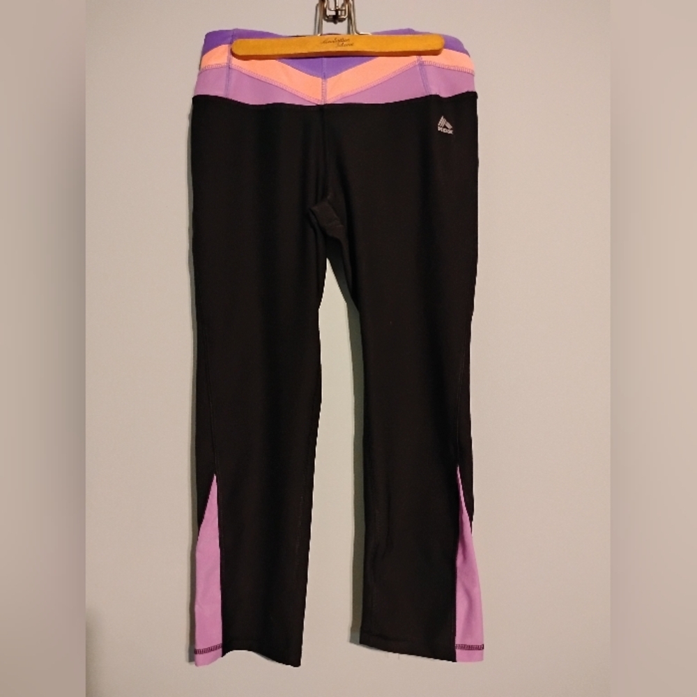 RBX Black and Purple Leggings